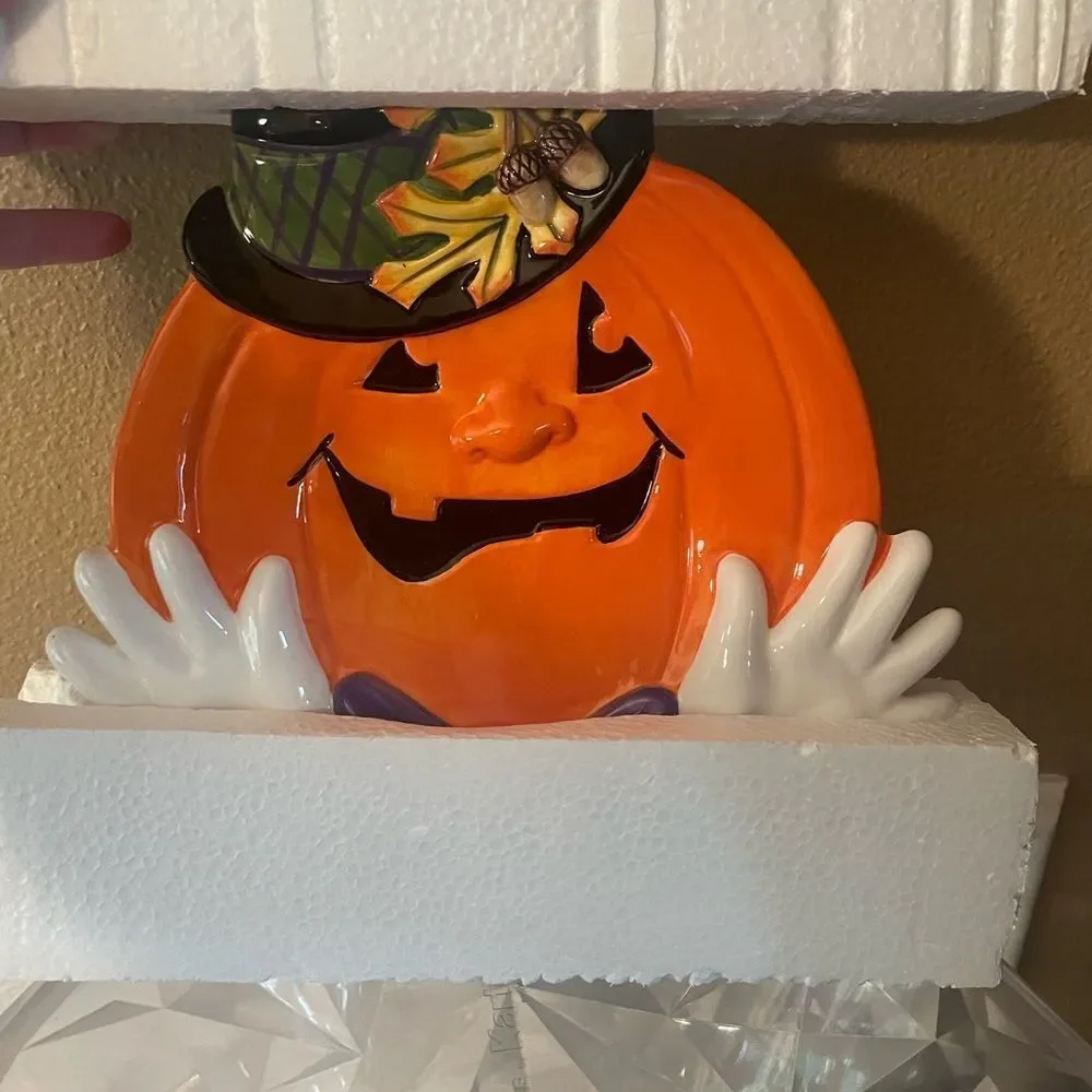 Fitz and Floyd Derby Pumpkin Plate